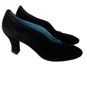 Thiery Robotin Black Suede  Heels